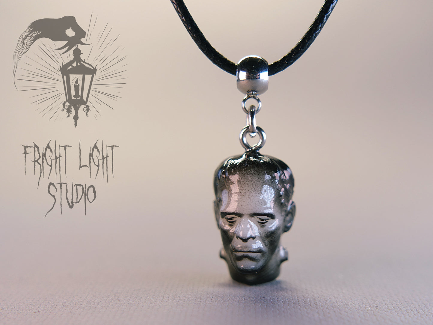 Frankenstein Necklace – Classic Horror Pendant