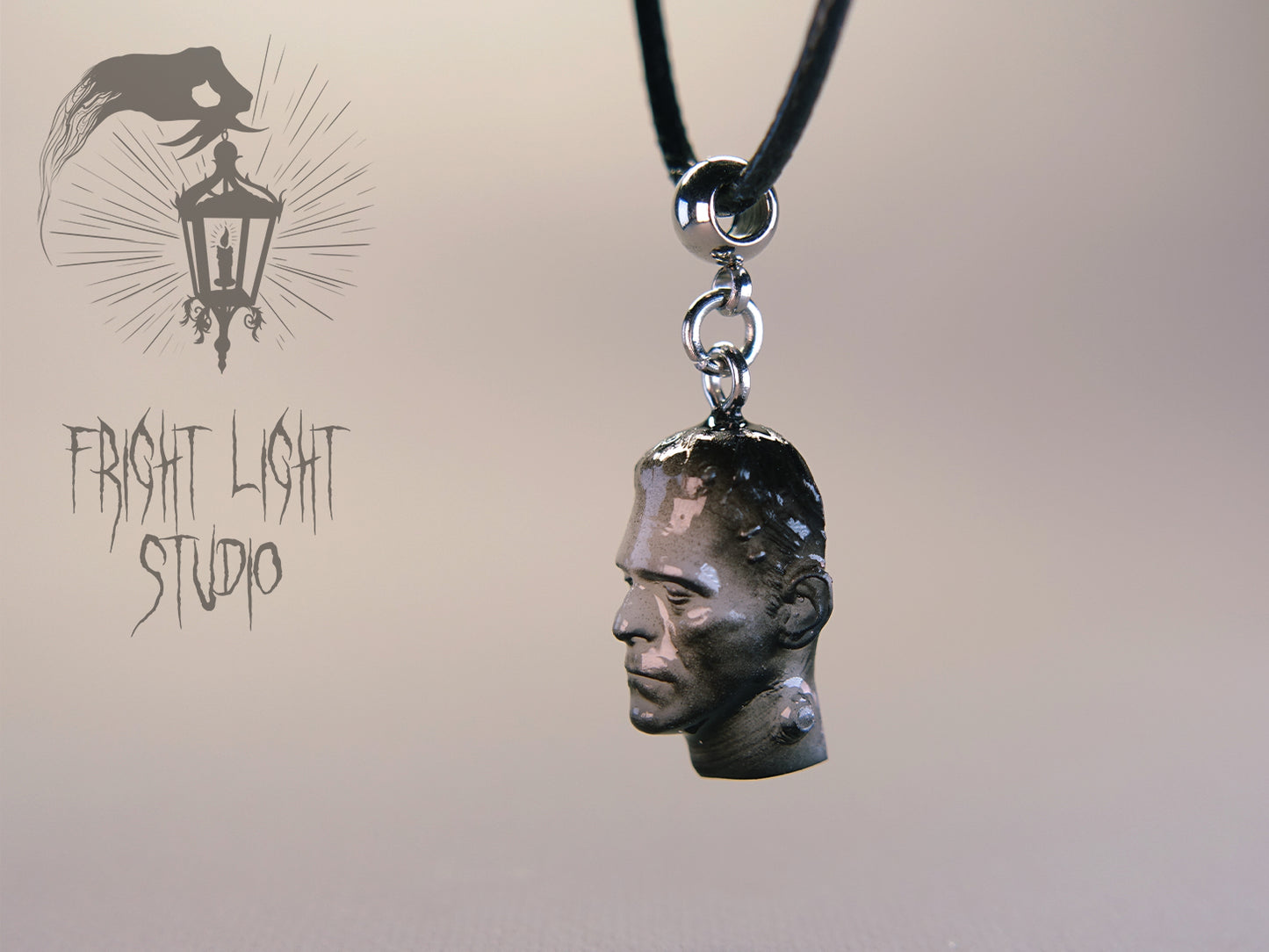 Frankenstein Necklace – Classic Horror Pendant