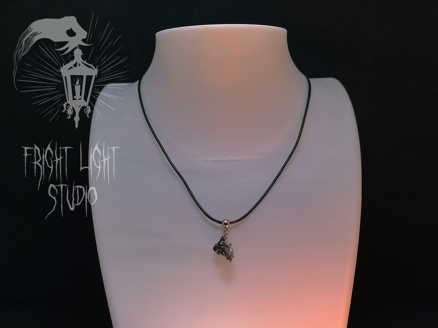 Cat Skull Necklace – Gothic Pendant