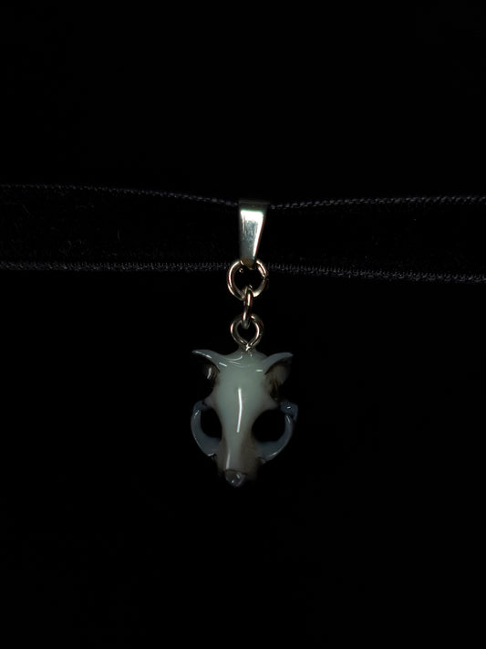 Cat Skull Choker