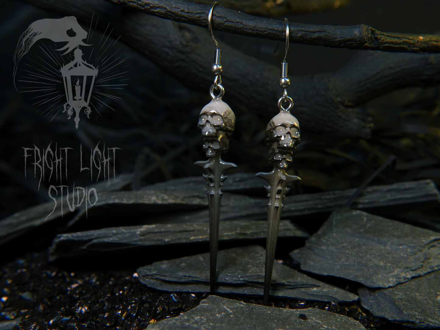 Skull Dagger Ghost Color (Pair)